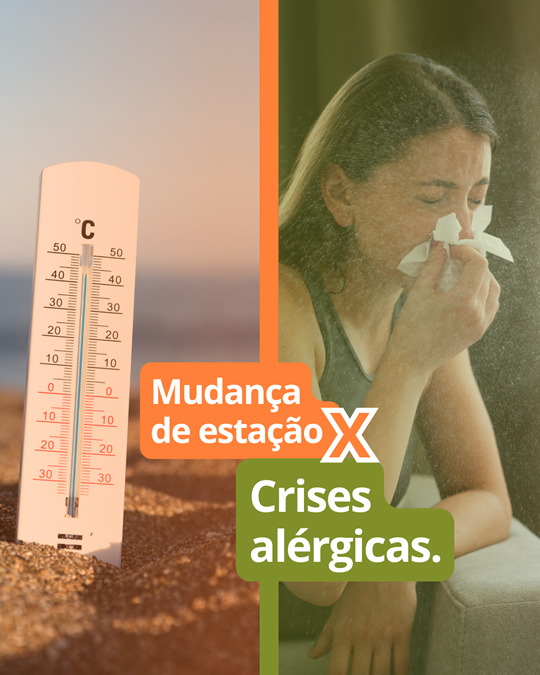 Estação x crises alérgicas 