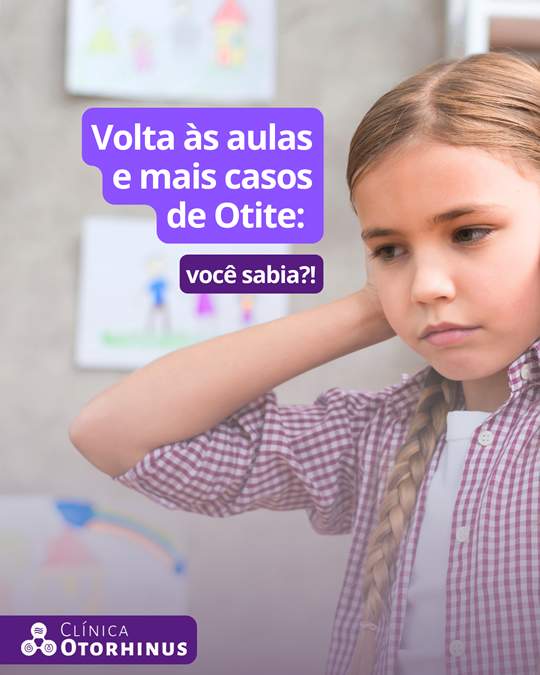 Volta às aulas e otite